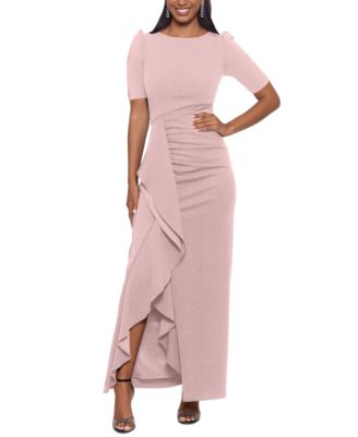 XSCAPE Ruffled Ruched Gown ☀ Reviews ...